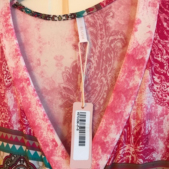 Pink Blush Wrap Dress - Picture 3 of 3